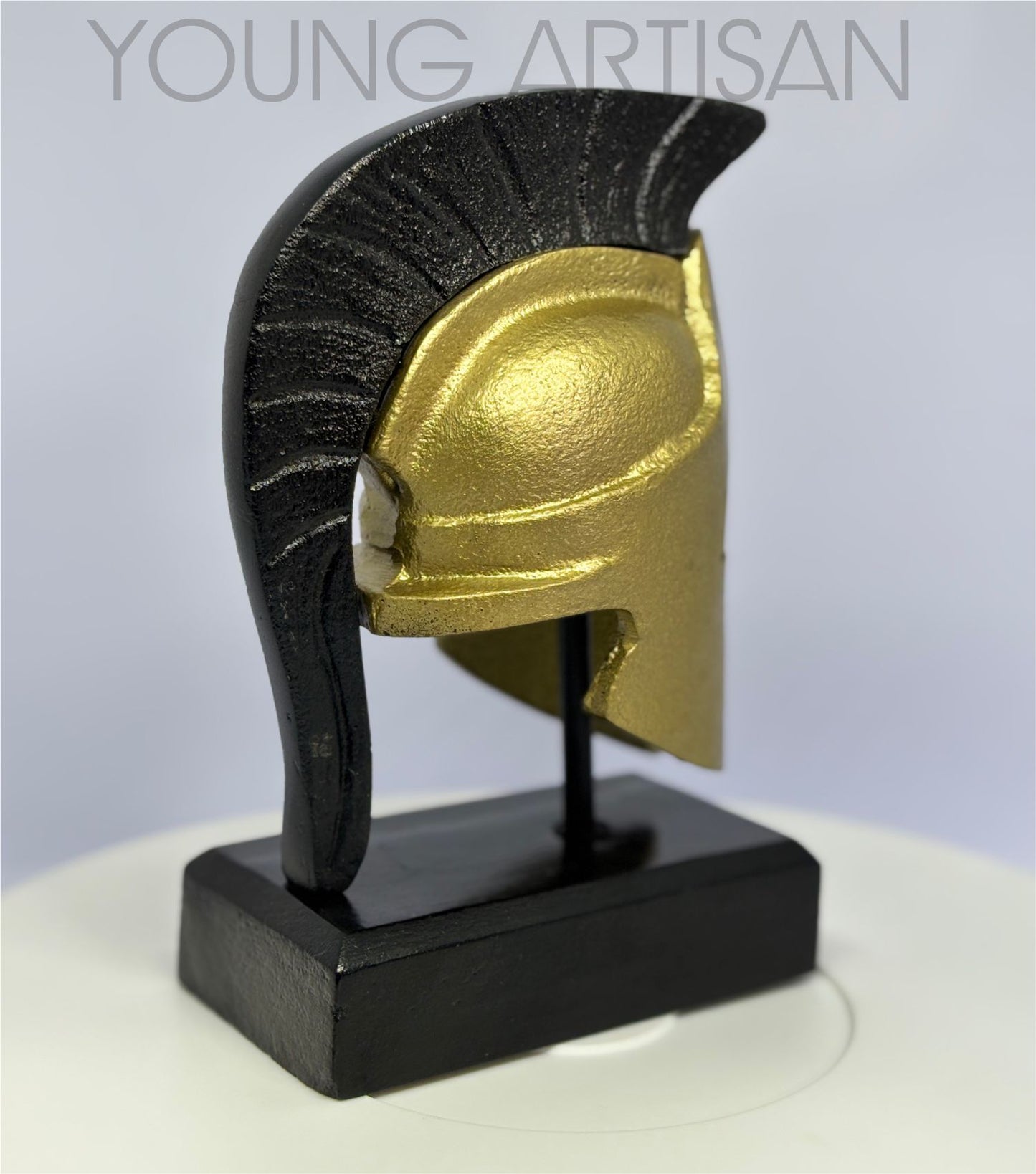 Spartan Armor Helmet Memento | 6" Aluminum Spartan Warrior Helmet