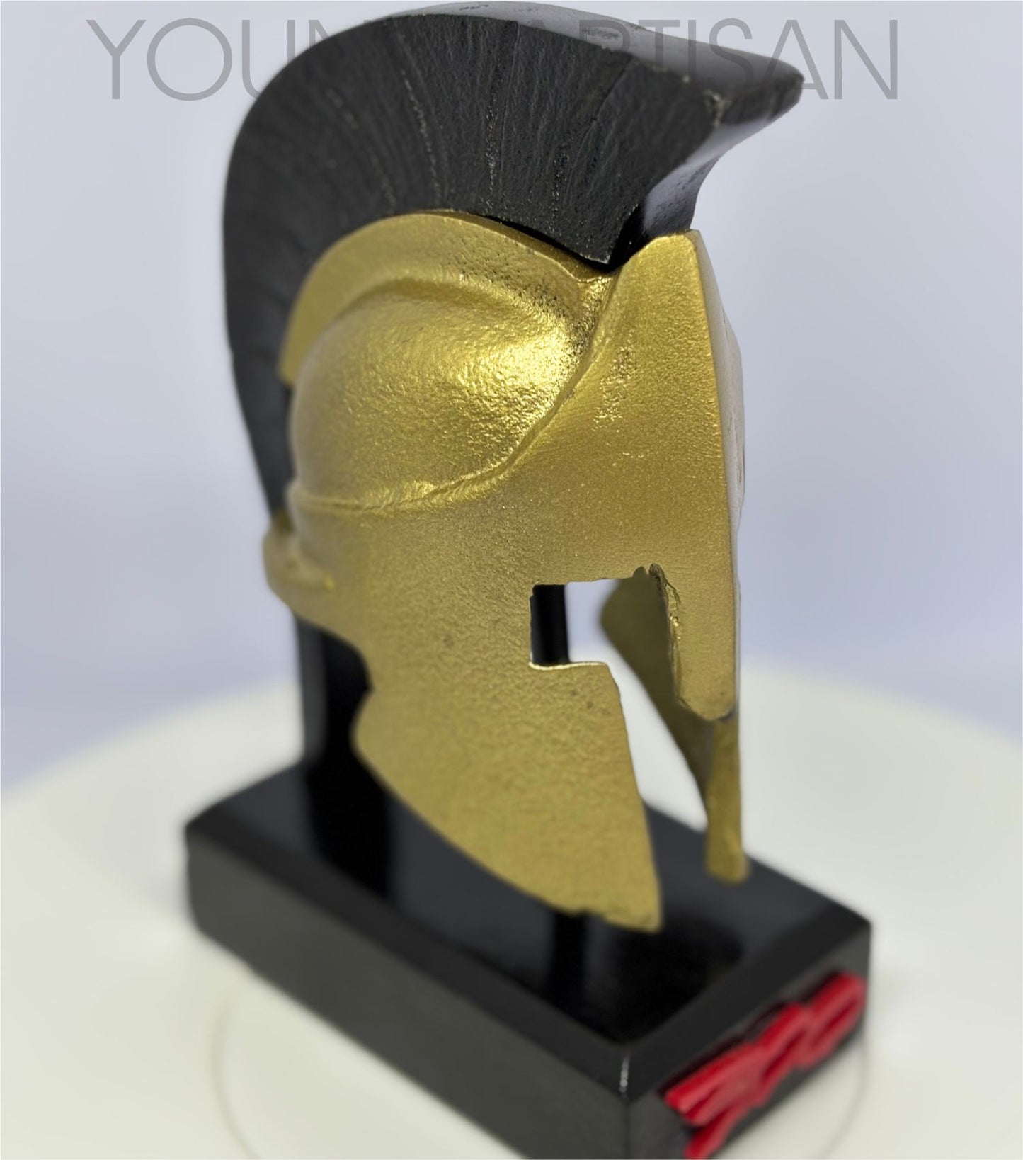 Spartan Armor Helmet Memento | 6" Aluminum Spartan Warrior Helmet