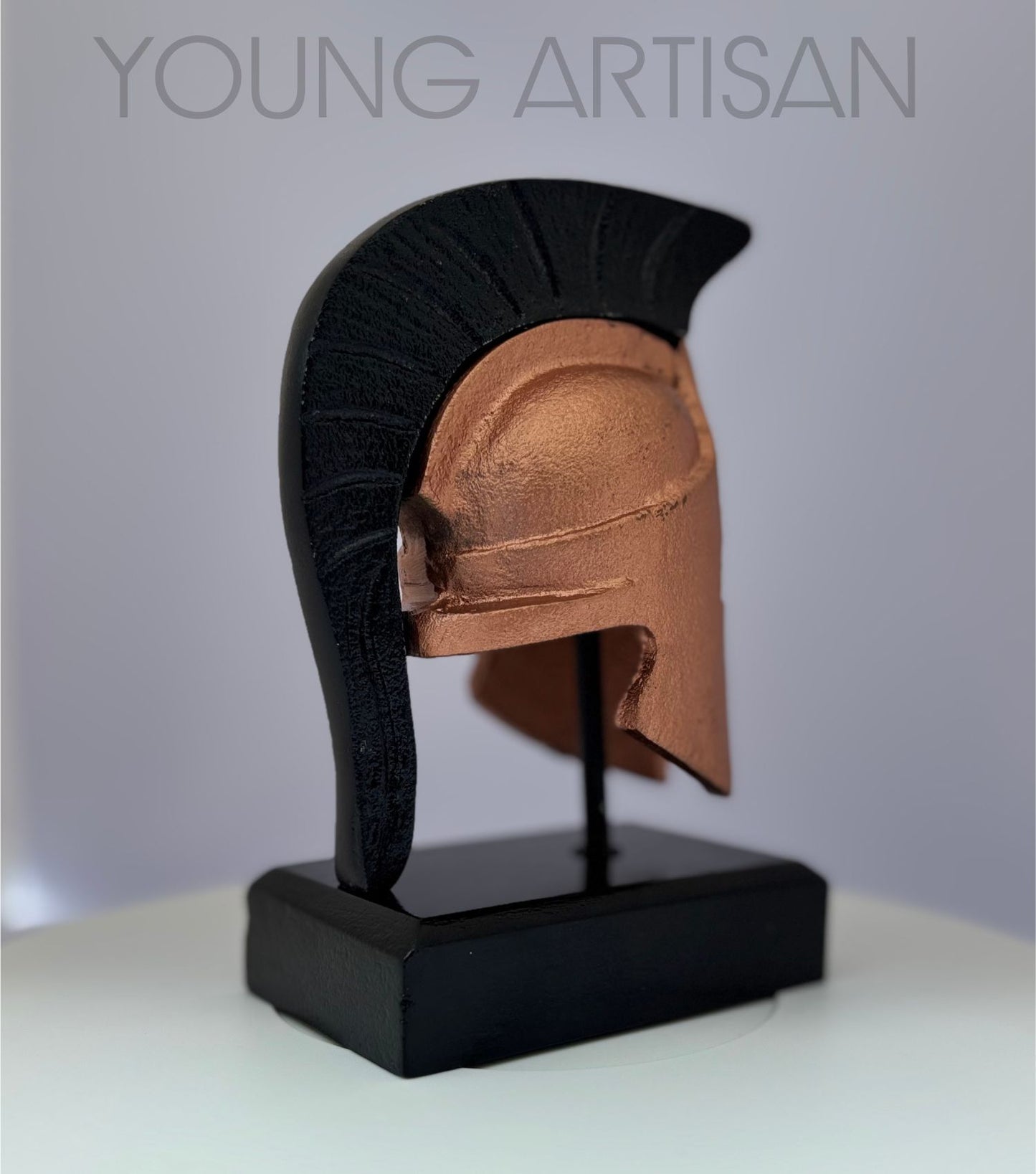Spartan Armor Helmet Memento | 6" Aluminum Spartan Warrior Helmet