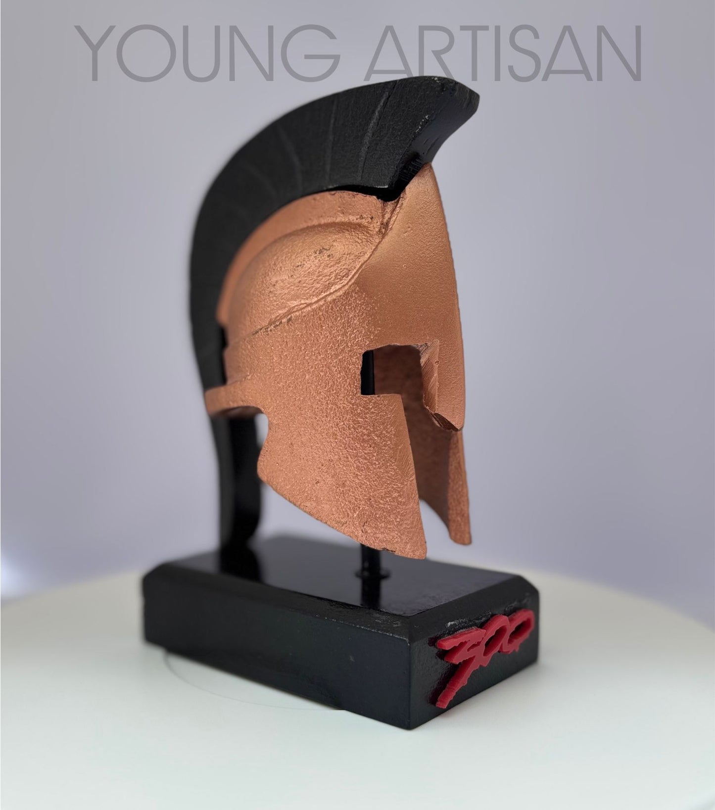 Spartan Armor Helmet Memento | 6" Aluminum Spartan Warrior Helmet