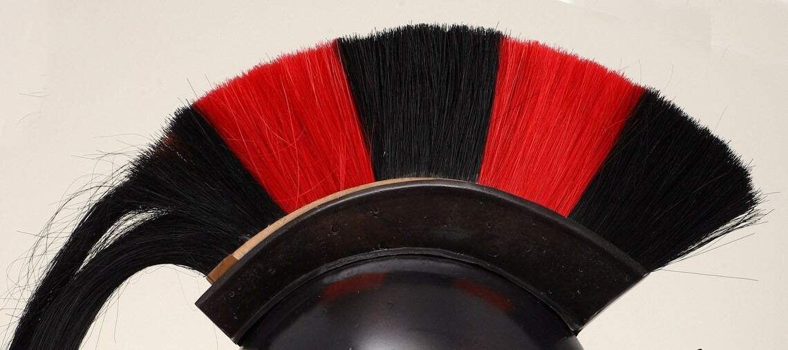 Great King Leonidas Spartan 300 Movie Black Helmet