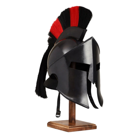 Great King Leonidas Sparta 300 Movie Black Helmet