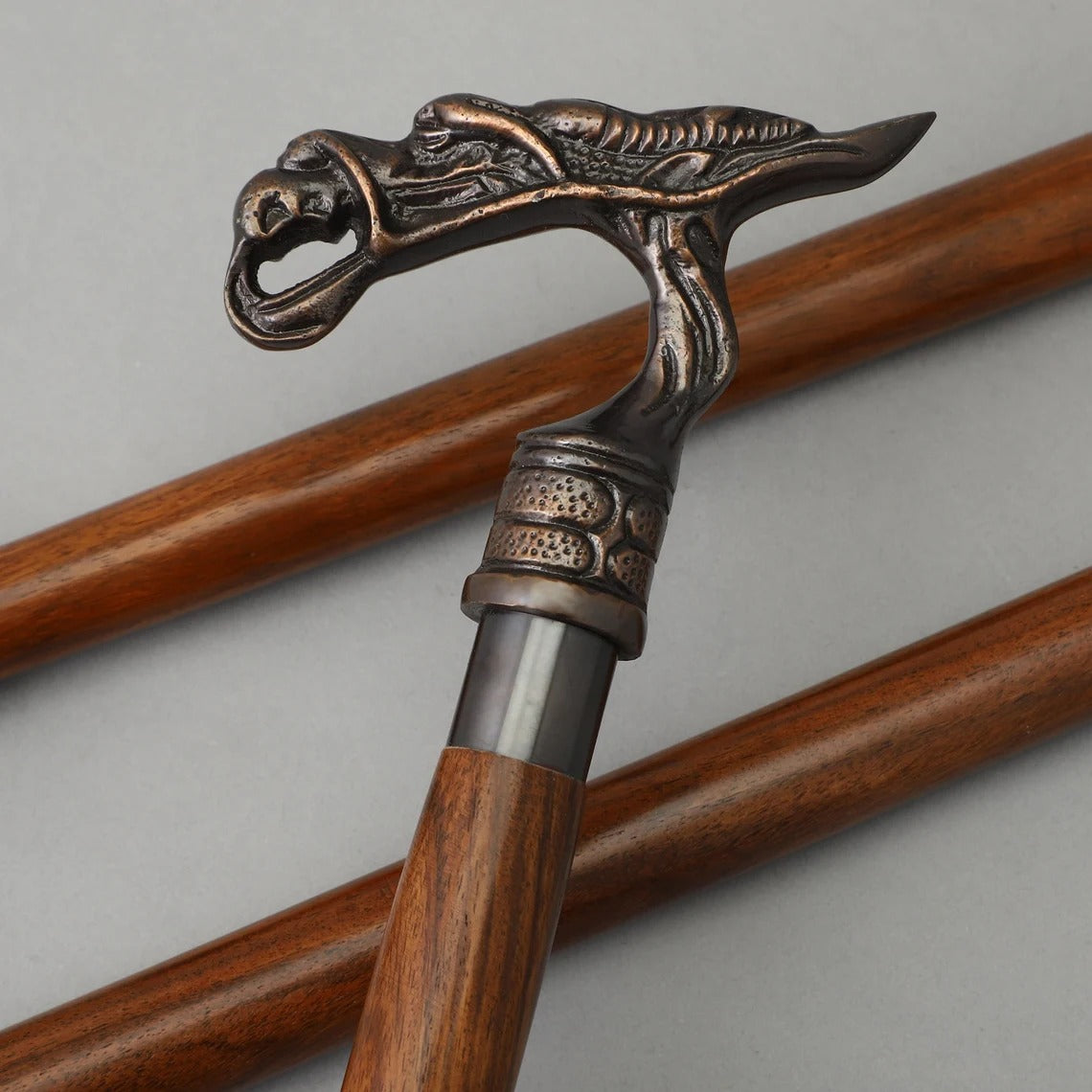 Foldable Walking Stick | Dragon Head Handle
