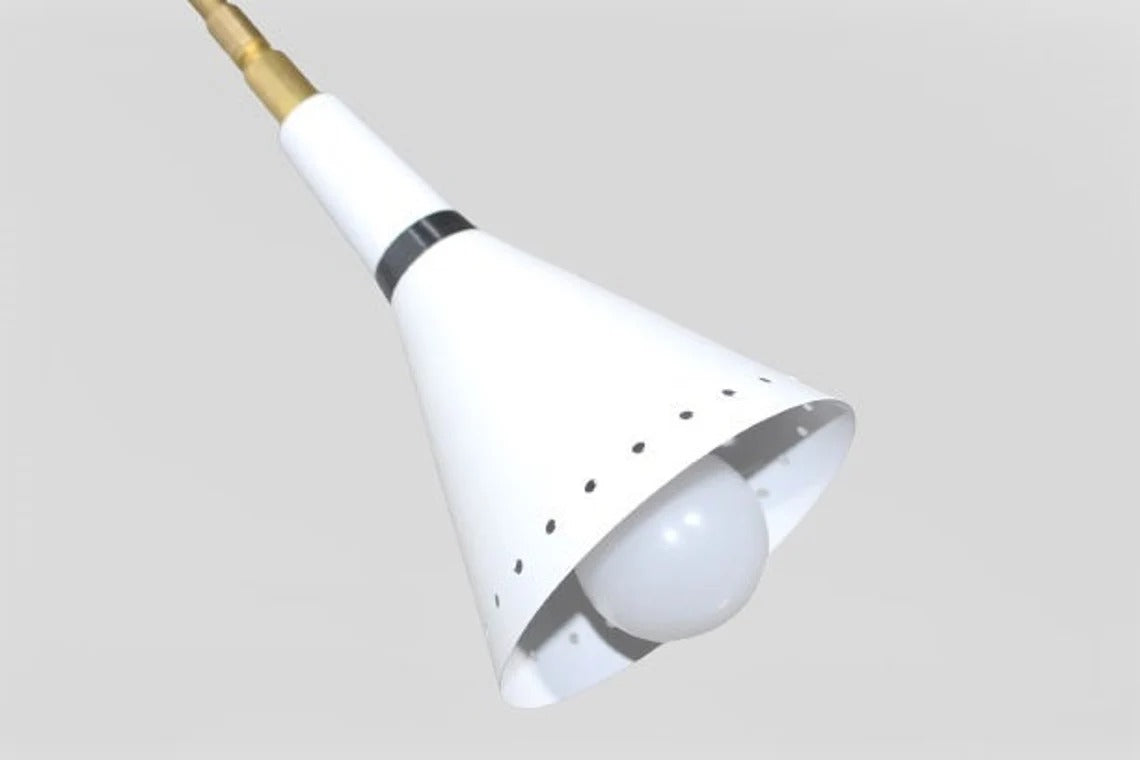 Modern Brass Wall Lamp – Custom Finish Options (5"x15"x15")