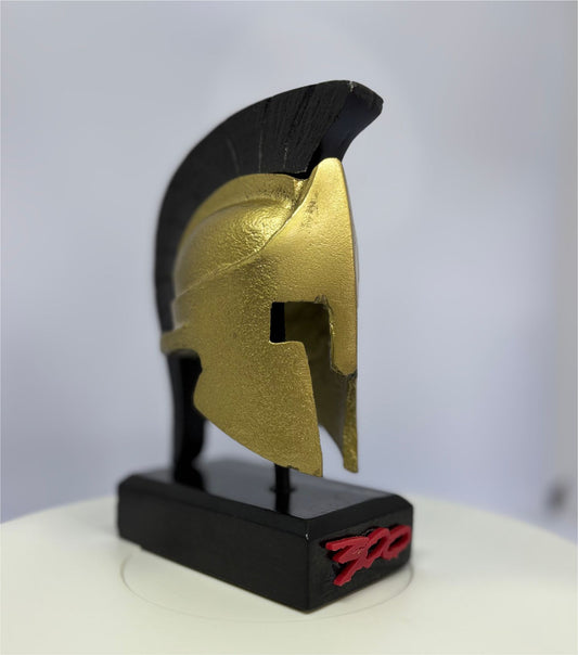 Spartan Armor Helmet Memento | 6" Aluminum Spartan Warrior Helmet