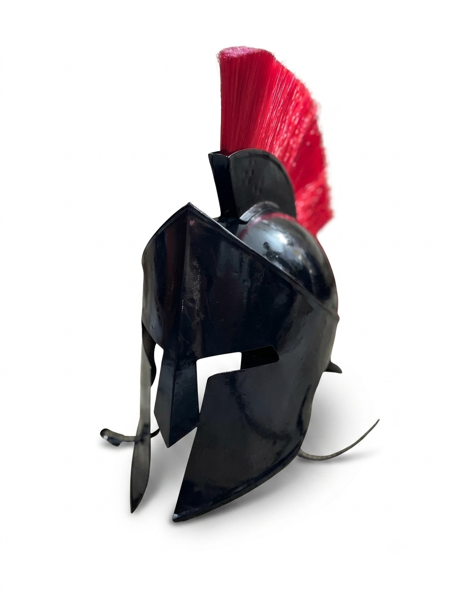 King Leonidas Spartan Armor Set | 300 Inspired Warrior Costume | Brass Muscle Chest Plate, Crested Helmet, Shield, Greaves & Vambraces
