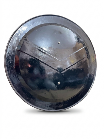 King Leonidas Spartan Armor Set | 300 Inspired Warrior Costume | Brass Muscle Chest Plate, Crested Helmet, Shield, Greaves & Vambraces