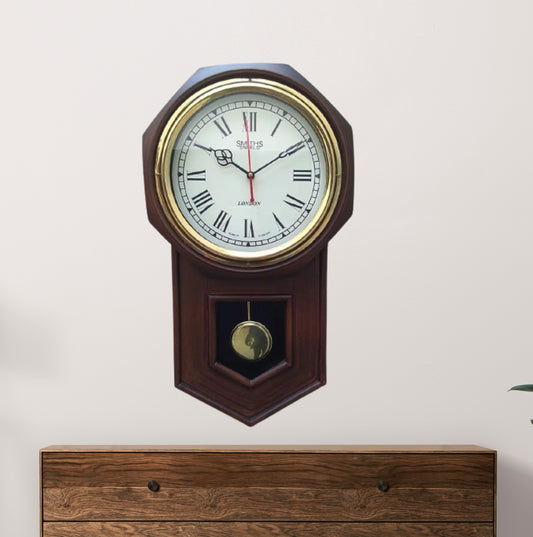 Pendulum Wooden Wall Clock