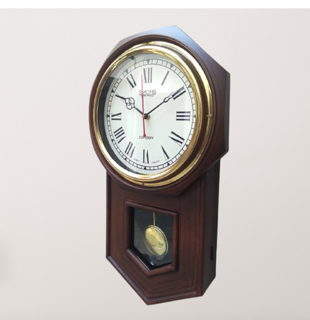 Pendulum Wooden Wall Clock