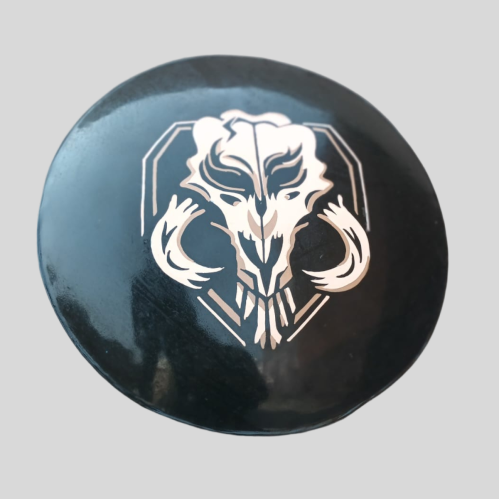 Mandalore Mythosaur Skull Steel 22-inch Shield