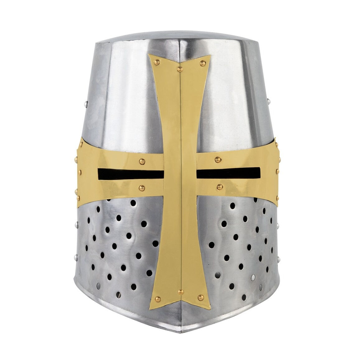 Medieval Crusader Helmet - Knights Templar Armor Helmet