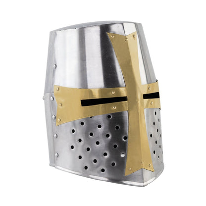 Medieval Crusader Helmet - Knights Templar Armor Helmet