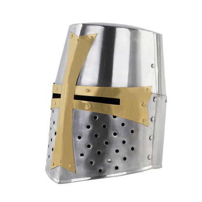 Medieval Crusader Helmet - Knights Templar Armor Helmet