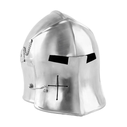 Medieval Barbuta Crusader Helmet