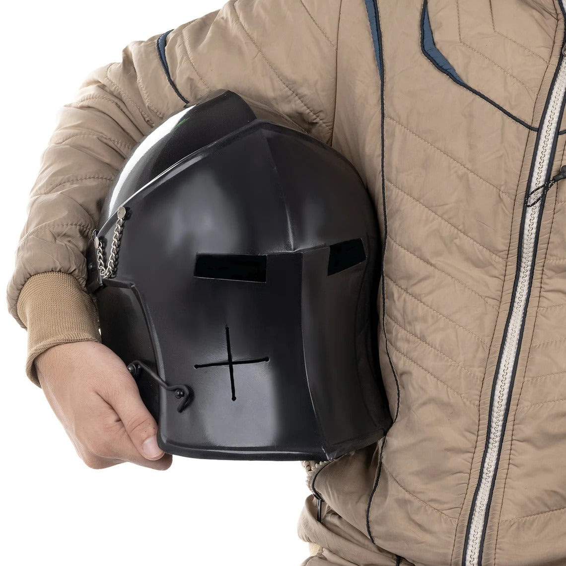 Medieval Barbuta Crusader Helmet โ Young Artisan