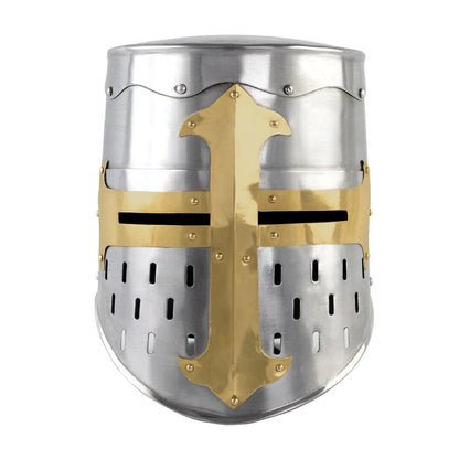 Medieval Barbuta Crusader Helmet