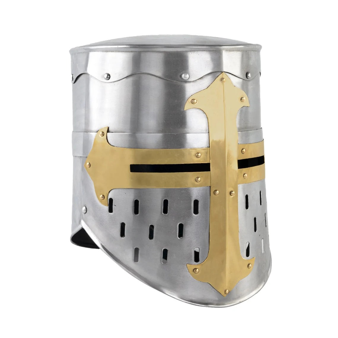 Medieval Barbuta Crusader Helmet