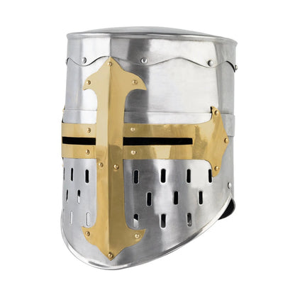 Medieval Barbuta Crusader Helmet