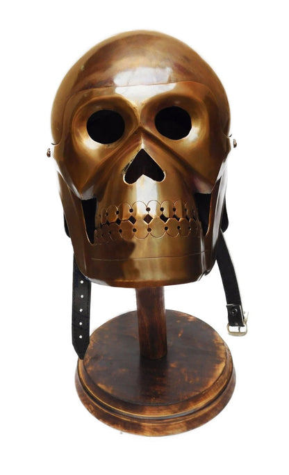 Skull Head Steel Helmet