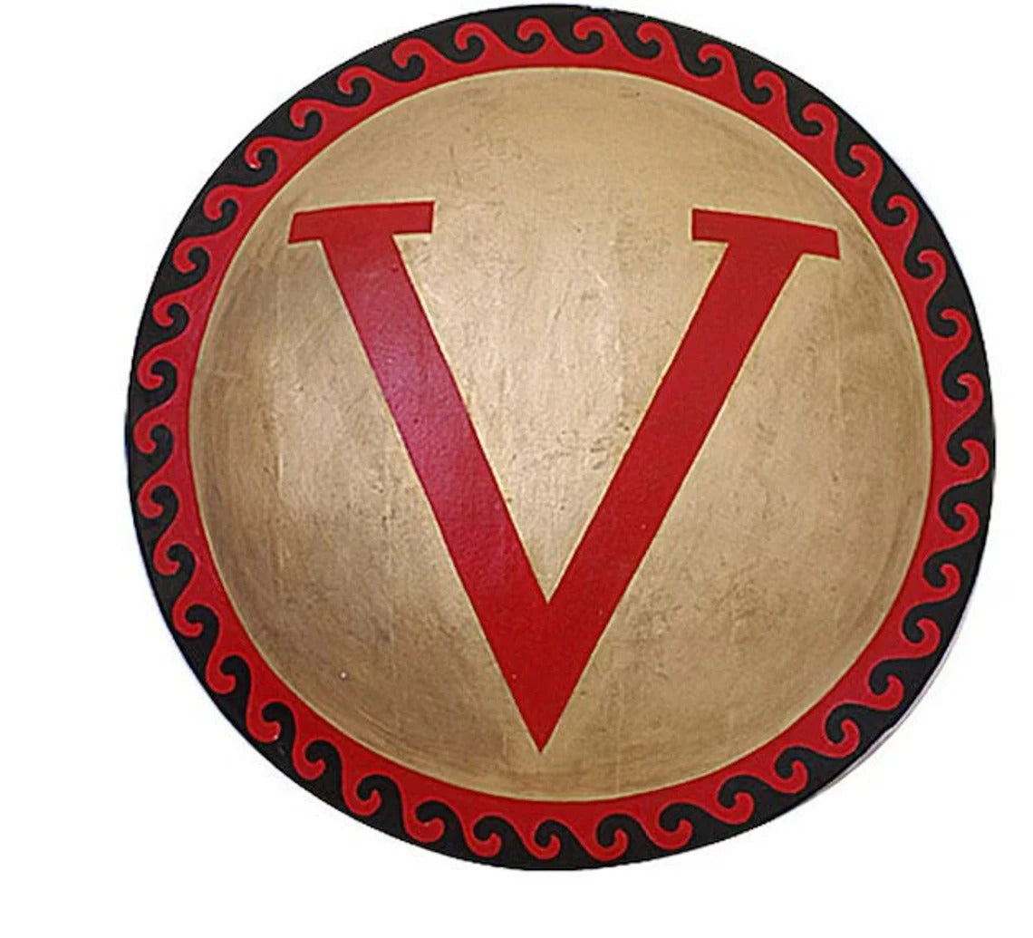 Medieval / spartan battle hand-made shield/ spartan shield/ cosplay / larp steel shield/ Roman shield / king leonidas shield/ viking shield