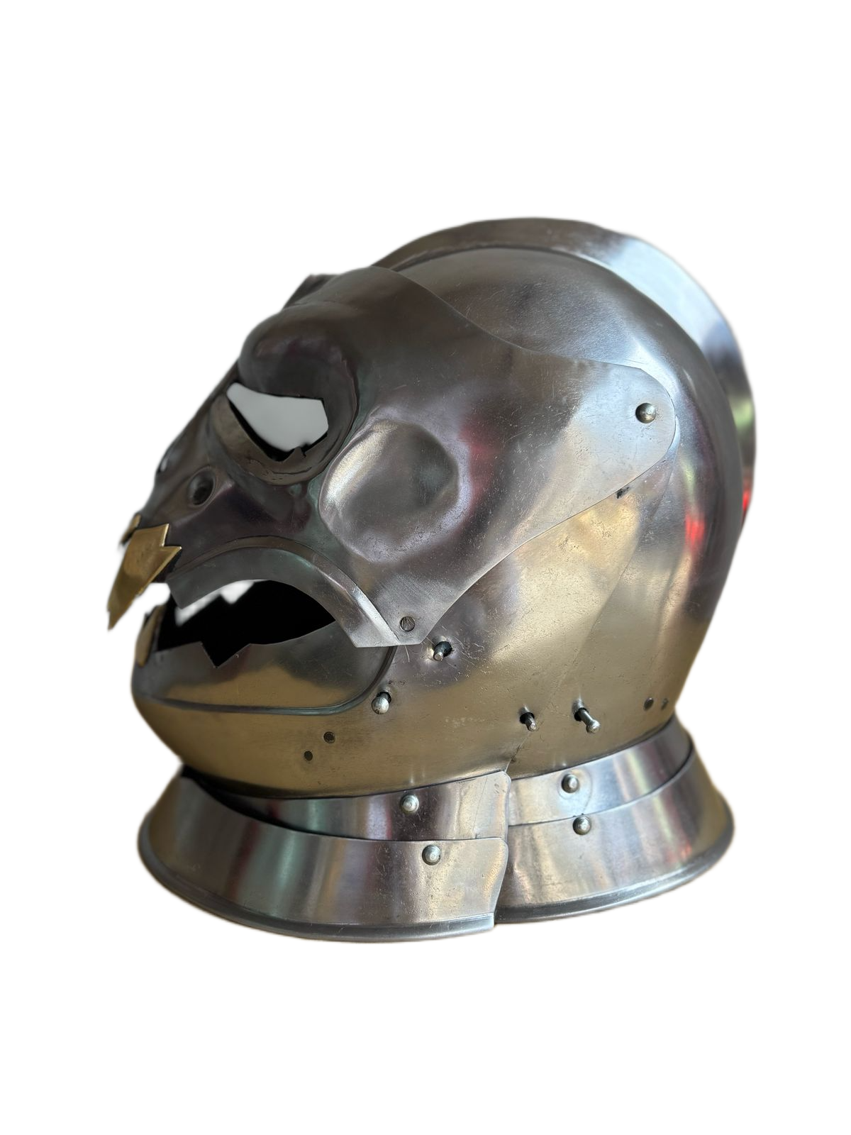 Devilish Ghost Face Skull Steel Helmet