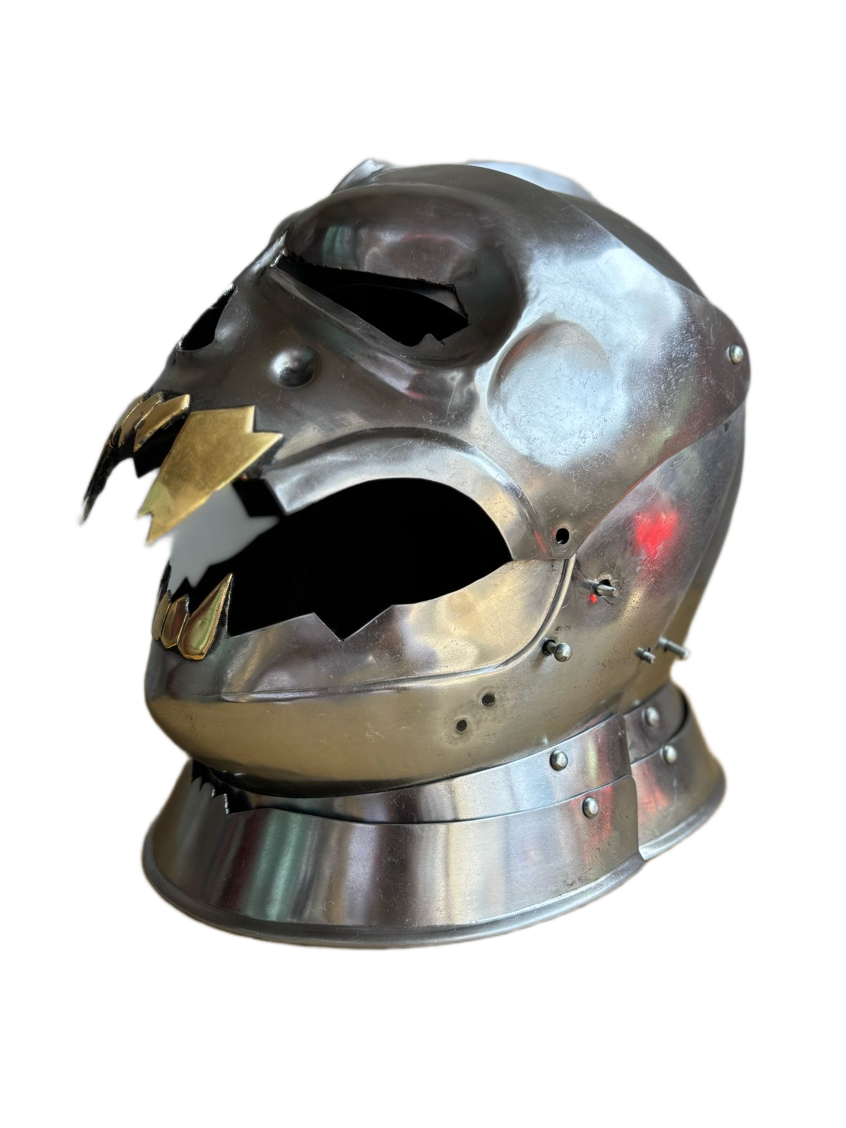Devilish Ghost Face Skull Steel Helmet