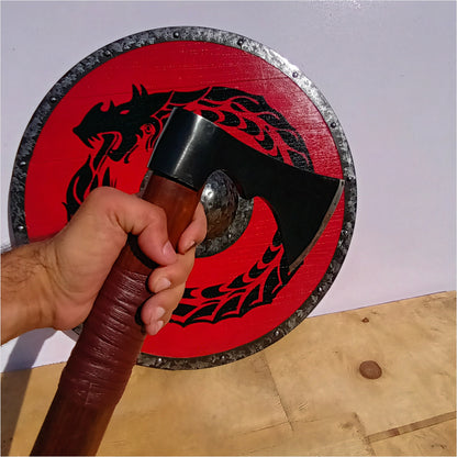 Viking Dragon Shield 24 Inches