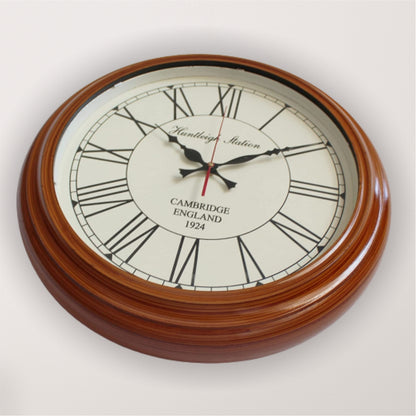 Cambridge Wooden Wall Clock 16"