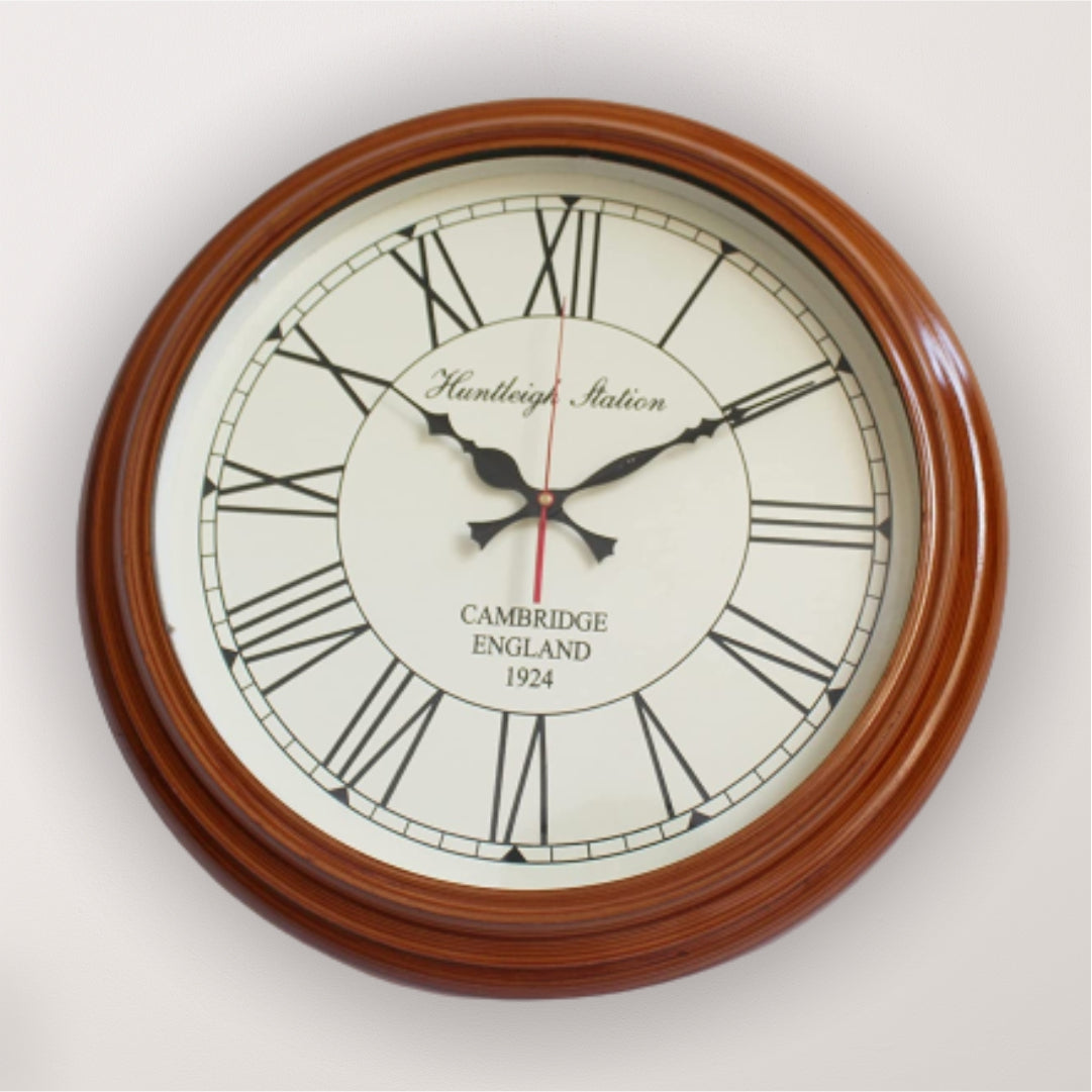 Cambridge Wooden Wall Clock 16"