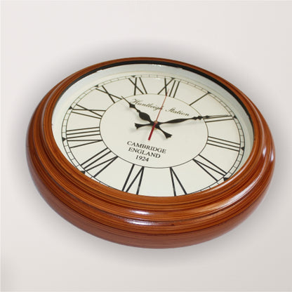 Cambridge Wooden Wall Clock 16"