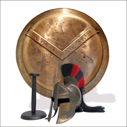 300 Spartan Movie Helmet & Shield