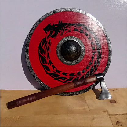 Viking Dragon Shield 24 Inches