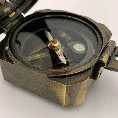 Brass Brunton Pocket Compass