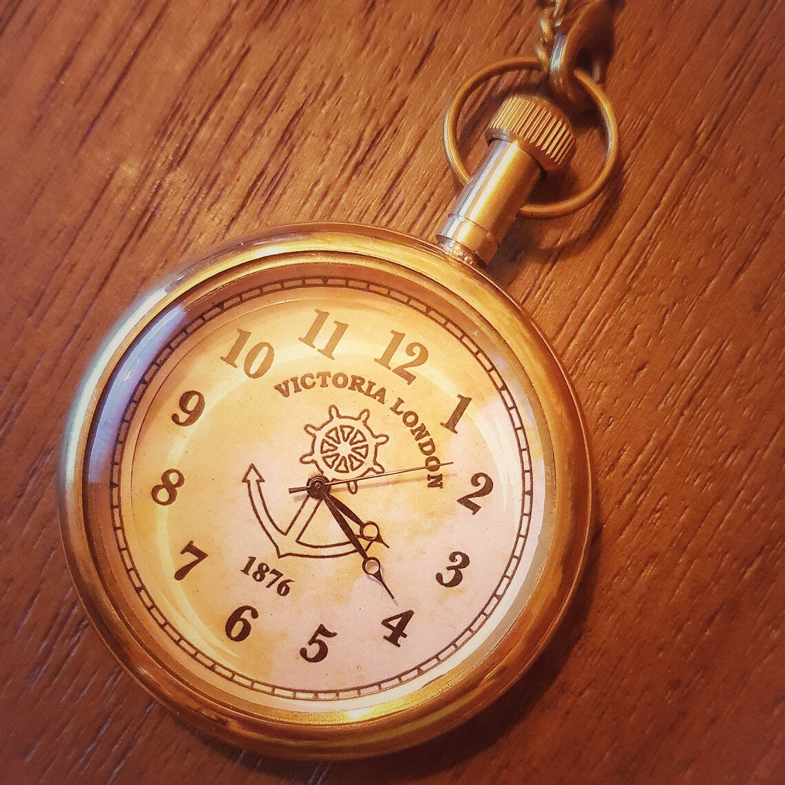 Pocket Watch Victorian Brass London