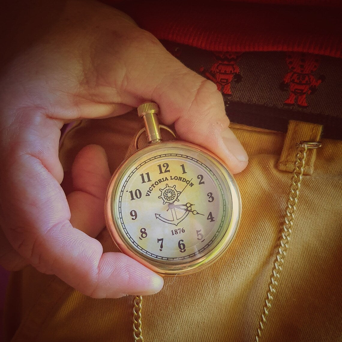 Pocket Watch Victorian Brass London