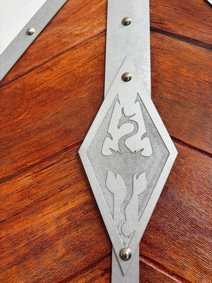 Medieval Handmade Wooden Templar Shield – Heater Shield 24"