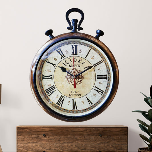 Victoria Wooden Wall clock 15"