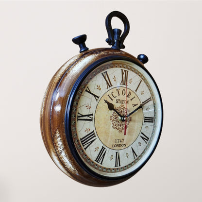 Victoria Wooden Wall clock 15"