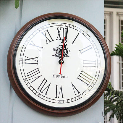 Das Santos Wooden Wall Clock - 12"