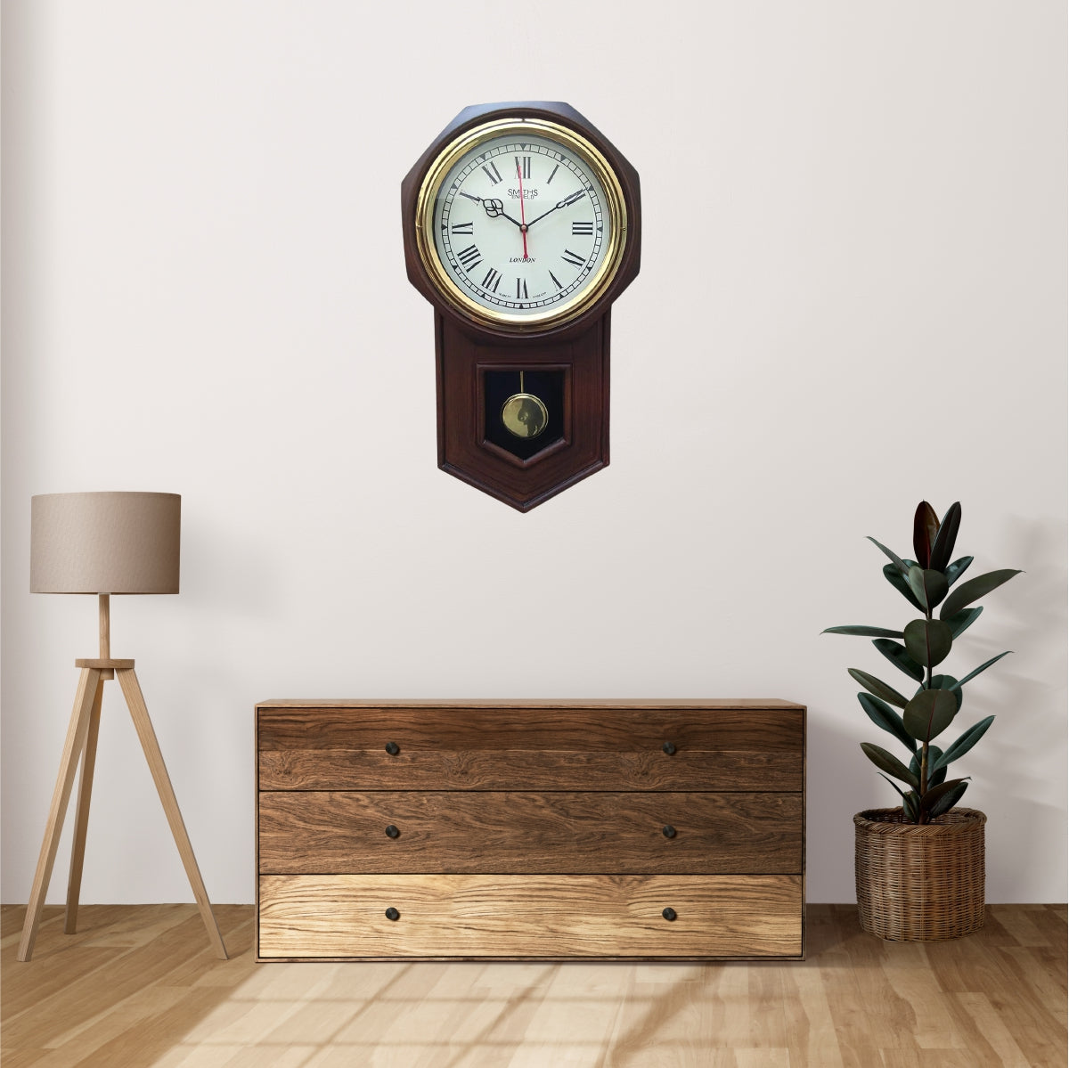 WOODEN WALL CLOCK