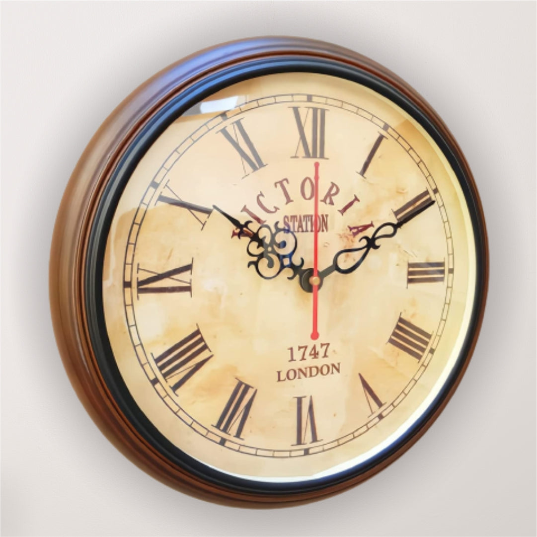 Victoria Wooden Wall Clock