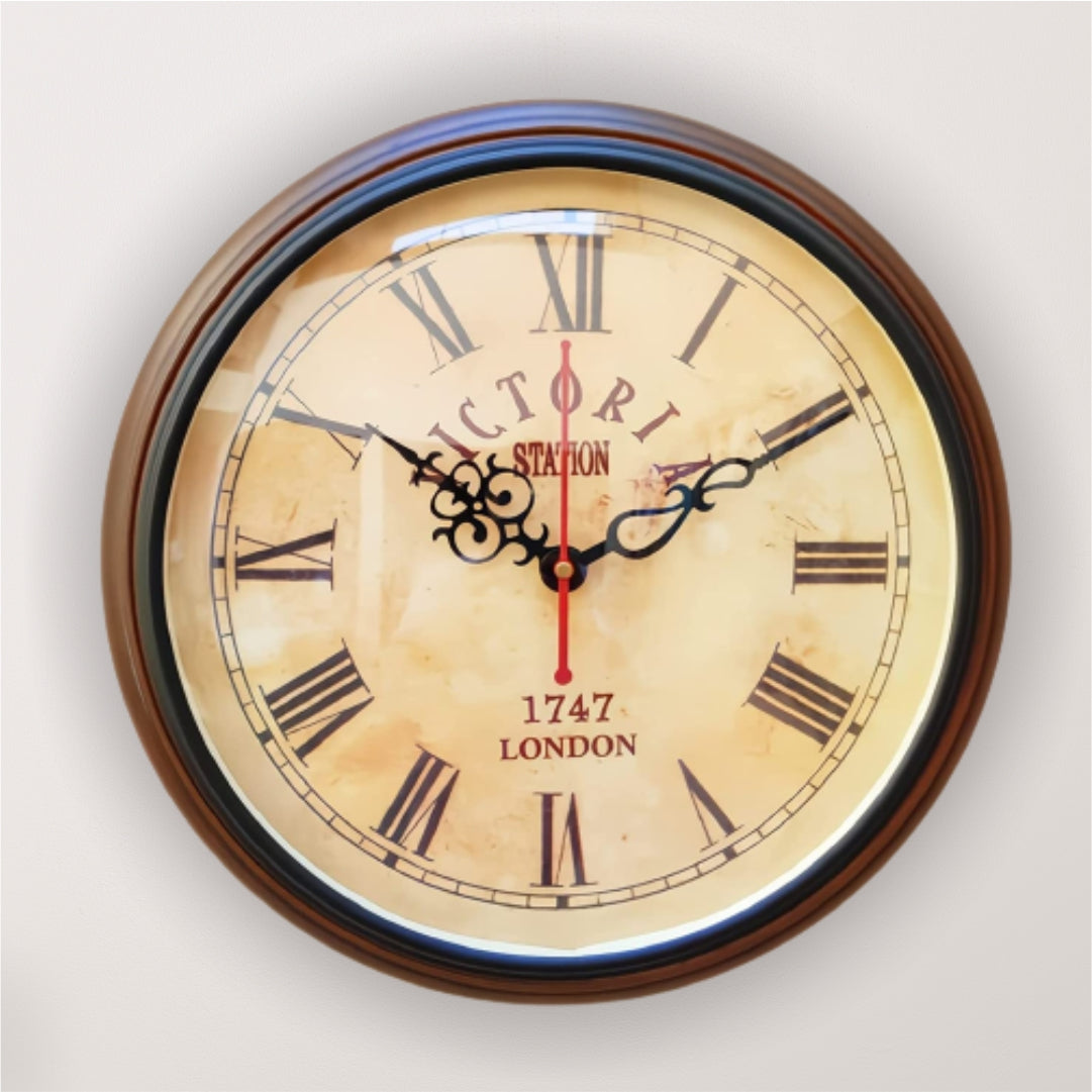 Victoria Wooden Wall Clock