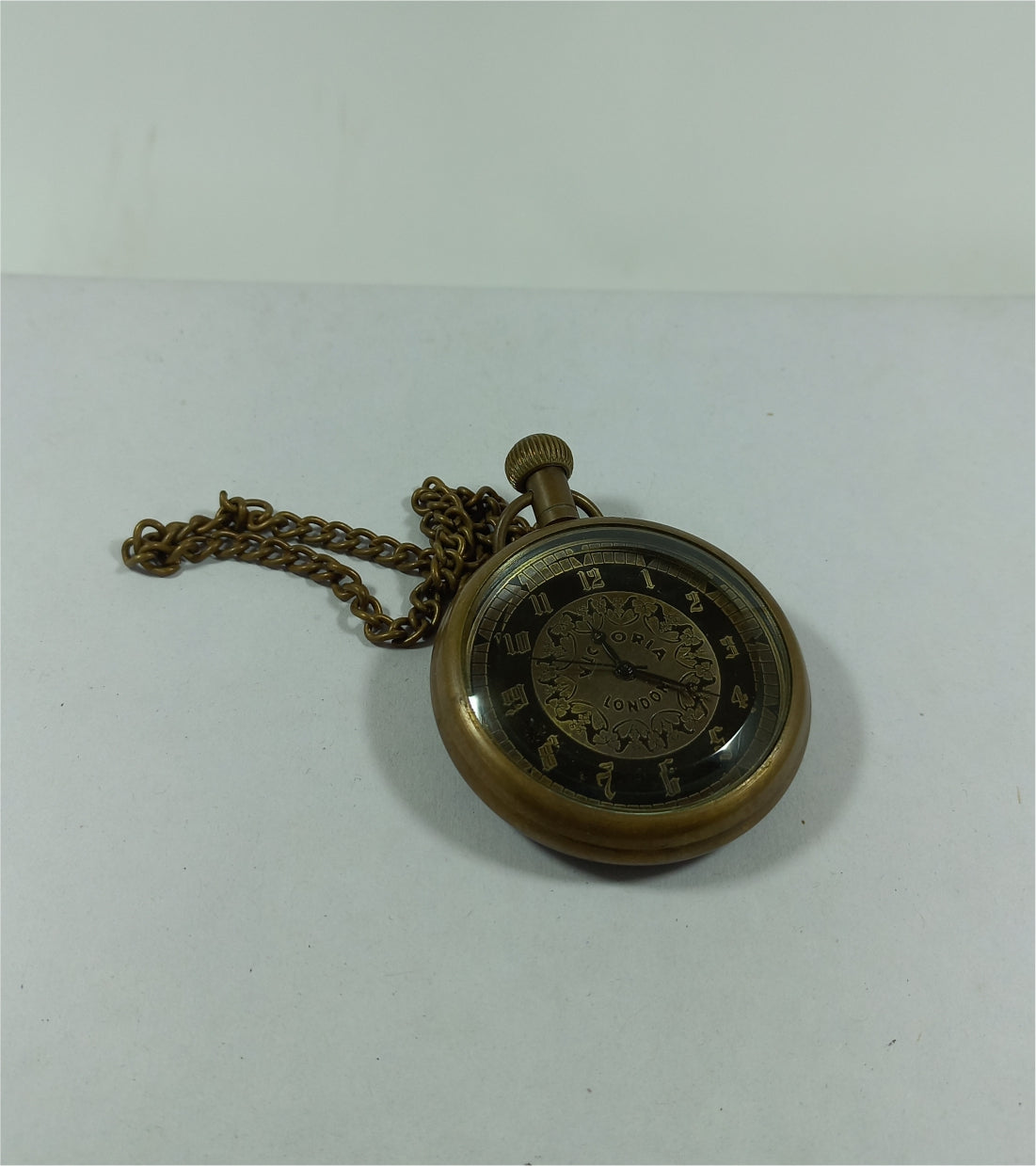 Pocket Watch Victoria Black Dial