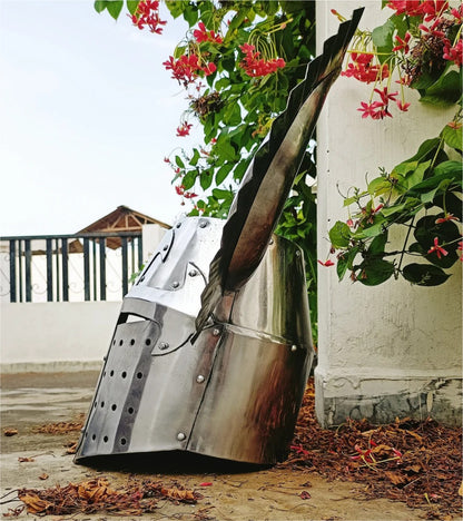 Teutonic Knight Winged Helmet